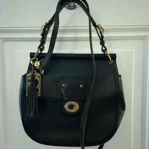 Coach Black Willis Legacy Satchel, 70th Anniversary